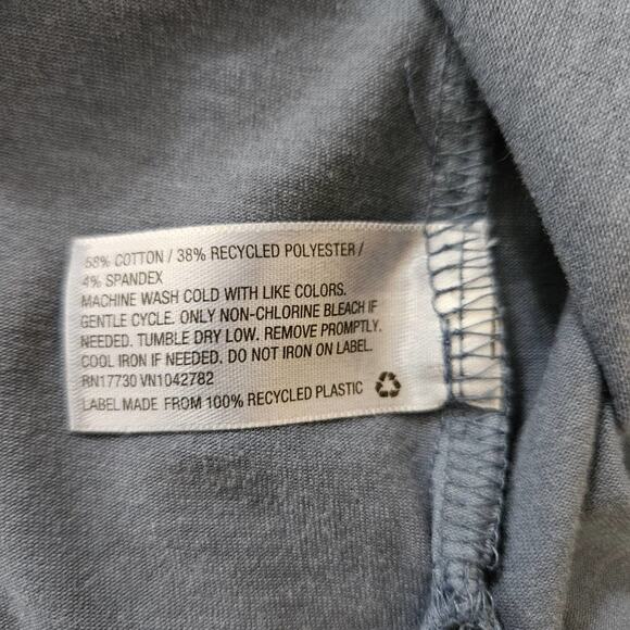 Universal Thread T-Shirt Puff Short Sleeves Womens Size S Blue New - Picture 7 of 7